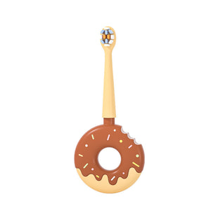 Children's Manual U-shaped Silicone Baby Donut Toothbrush Artifact