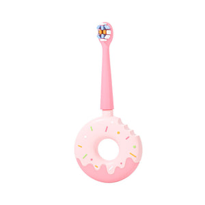 Children's Manual U-shaped Silicone Baby Donut Toothbrush Artifact